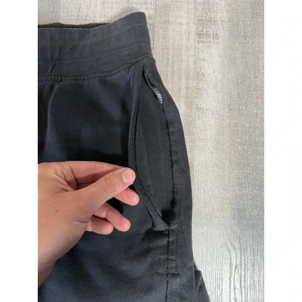 Old Navy Baggy Sweatpants Black Chunky Drawstring Grunge Pockets Mens Large
